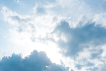 Obraz premium Cloud clear sky for background