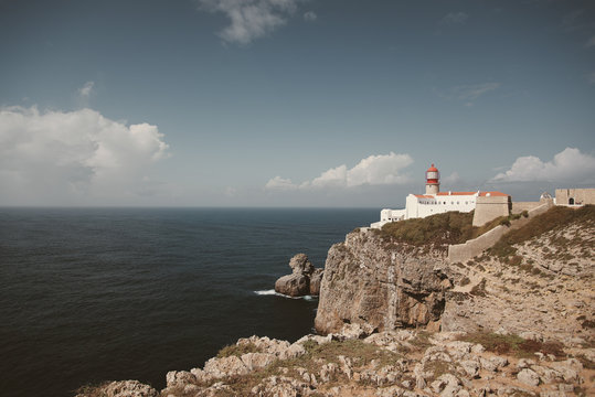 Cabo de Sao Vicente, Portugal, der S&uuml;dwestlichste Punkt des Europ&auml;ischen Festlands
