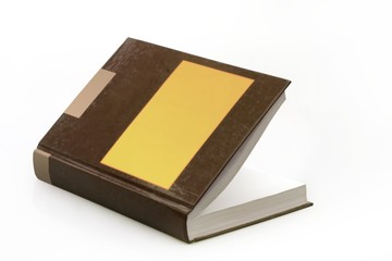 Book on white background