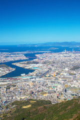 View of Kitakyushu City from Mt. Sarakura