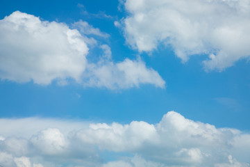 Naklejka na ściany i meble Sky blue sky background with clouds Sky with clouds