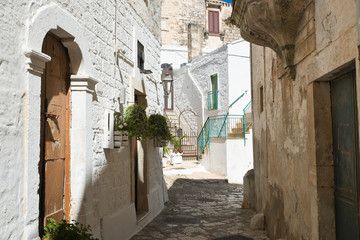 Alleyway. Ceglie Messapica. Puglia. Italy. 