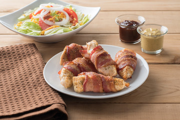 Bacon Wrapped Chicken Tenders
