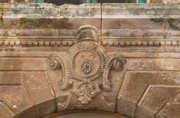 Historical palace. Ceglie Messapica. Puglia. Italy. 