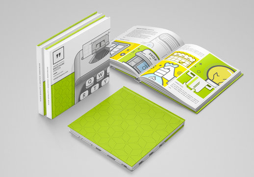 Book Style Design Brochure Layout 1