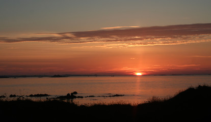 Coucher de soleil breton
