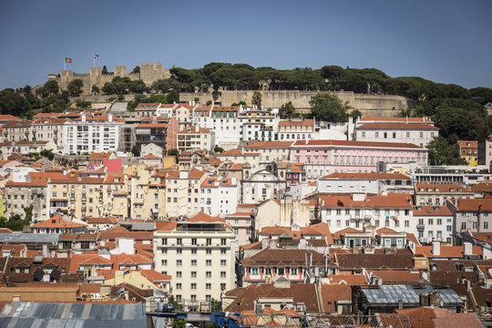 Landscape of the city of lisbon