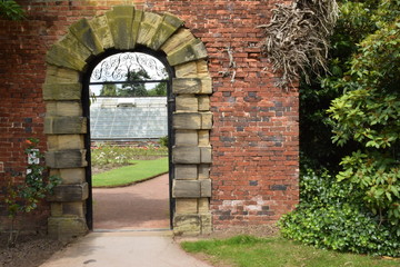Fototapeta na wymiar Arched gateway
