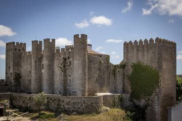 Fototapeta na wymiar Castle in the medieval town of Óbidos
