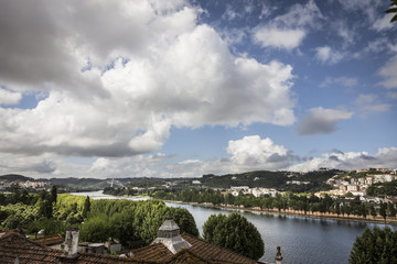 Fototapeta premium Landscape of the city of Coimbra in Portugal