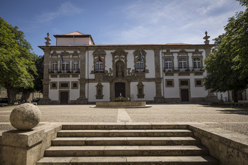 Fototapeta na wymiar Landscape of the city of Guimarães in Portugal