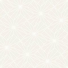 Vector seamless cross tiling pattern. Modern stylish geometric texture. Repeating mosaic abstract background