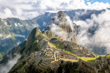 Fototapete Machu Picchu Inkaruinen - Heiliges Tal, Peru © diegograndi