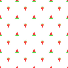 Watermelon seamless pattern, vector background