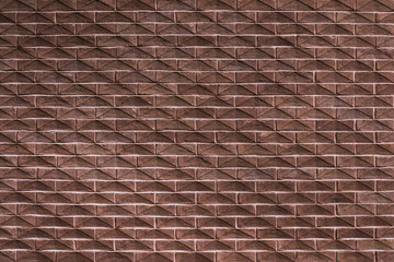 Red brick facade , rhomb