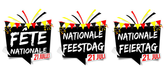 21 juillet - fête nationale - nationale feestdag - nationale feiertag