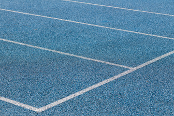 Marking on a running track