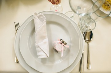 Restaurant before the wedding