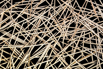 background is a lot of toothpaste that gives a striking pattern.