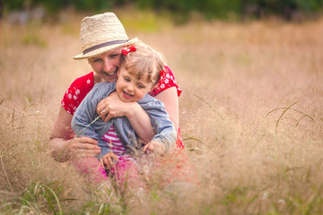 Family fun outdoors