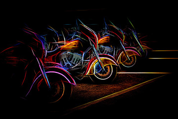 Obraz premium Indians 1 Neon