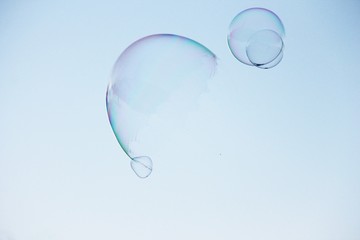 bubble bubbles background pop popping abstract sky copy space modern simple abstract design with...