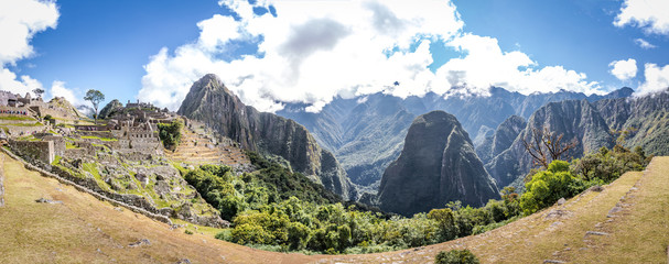 Panoramic View of Machu Picchu Inca Ruins - Sacred Valley, Peru