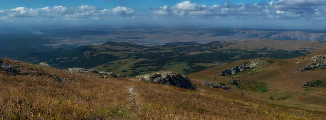 Panorama of the plateau of Chatyr-dag, Crimea