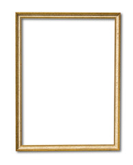 Gold vintage frame