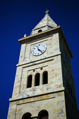 Church tower in Primosten, Croatia