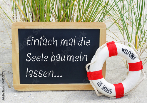 "Einfach mal die Seele baumeln lassen Urlaub am Strand, Sommerurlaub