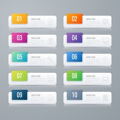 Infographic design template and business concept