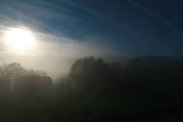 brouillard du matin