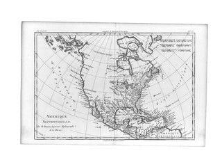 Fototapeta na wymiar 古地図　アメリカ