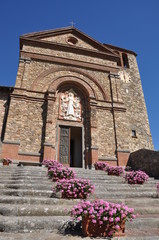 Old town Panzano in Chianti Tuscany Italy