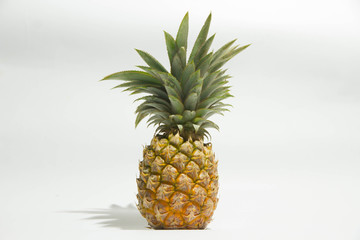 Pineapple on white background