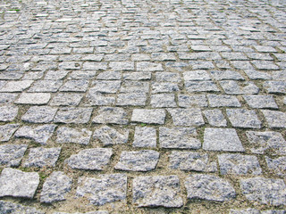 cobble stones, curved cobble stone path, curved cobble stone pattern