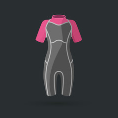 diving wetsuit icon