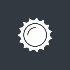 sun modern icon