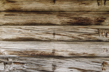 Old Wooden Wall.