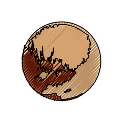 Jupiter planet isolated