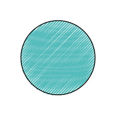 Neptune planet isolated