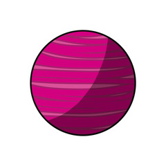 Neptune planet isolated