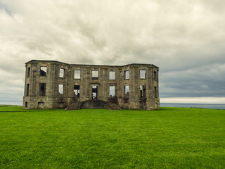 ruin of hezlett house on North cliff,Northern Ireland