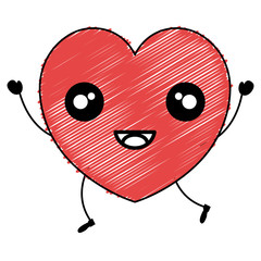 heart cardiology isolated icon vector illustration design