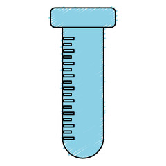 tube test isolated icon vector illustration design