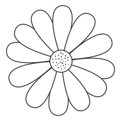 cute and beautiful flower vector illustration design