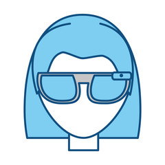 Fototapeta premium Smart glasses technology