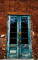 Faded Blue Doors