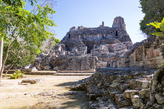 Ruins In Becan, Mexico